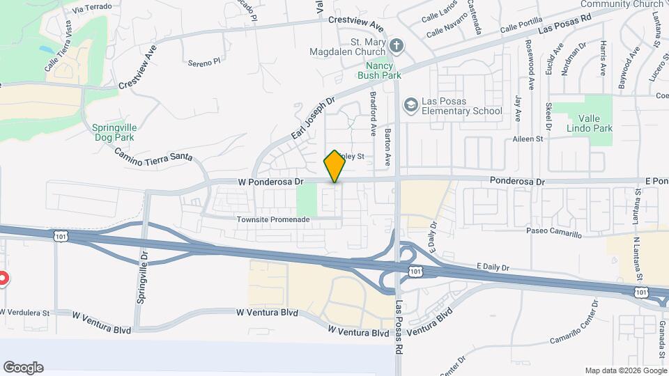 581 Pioneer St Map and Location Details