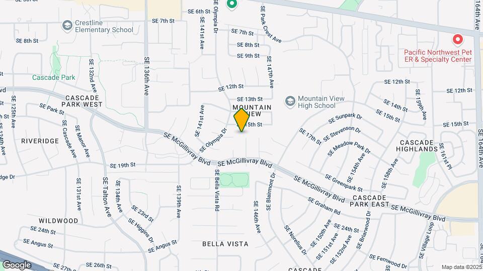 1602 SE 145th Ct Mapa y Detalles de la Ubicación