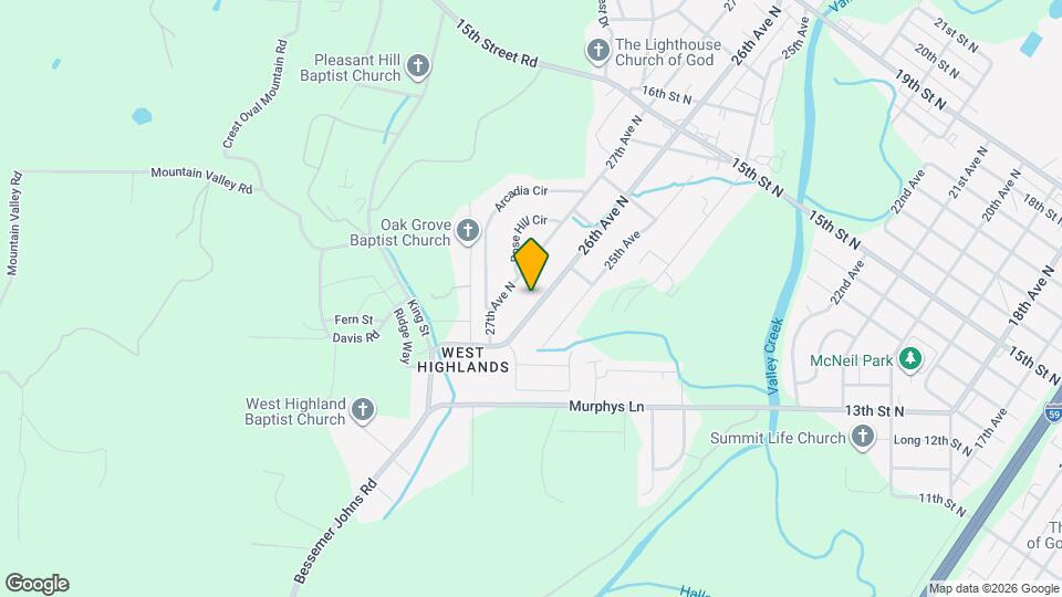 1032 26th Ave N Map and Location Details