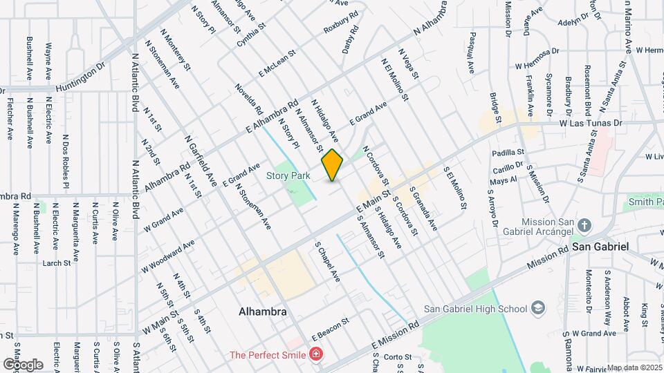115 N Almansor St Map and Location Details