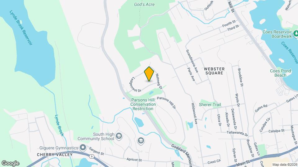 16 Ledgecrest Dr Map and Location Details