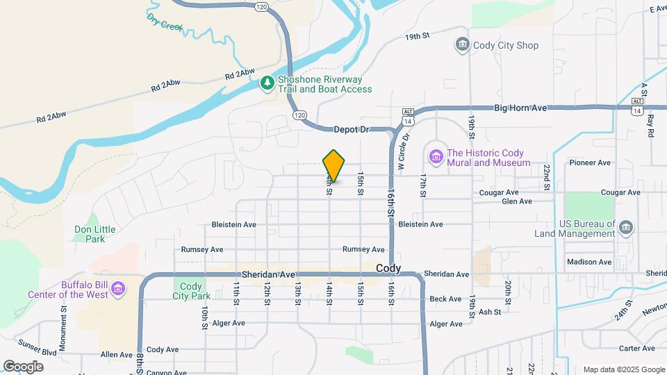 726 14th St Map and Location Details