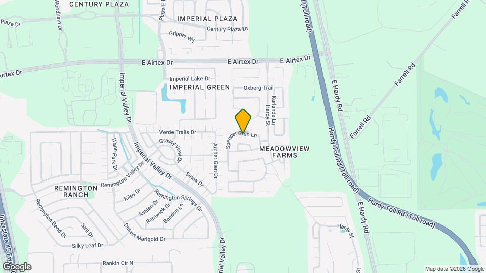 1418 Spencer Glen Ln Map and Location Details