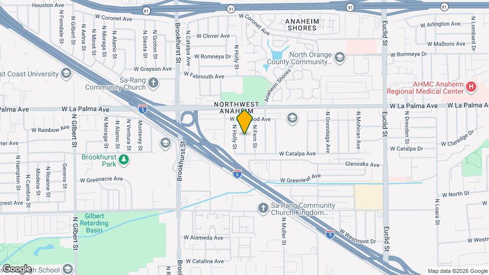 927 N Garden St Map and Location Details