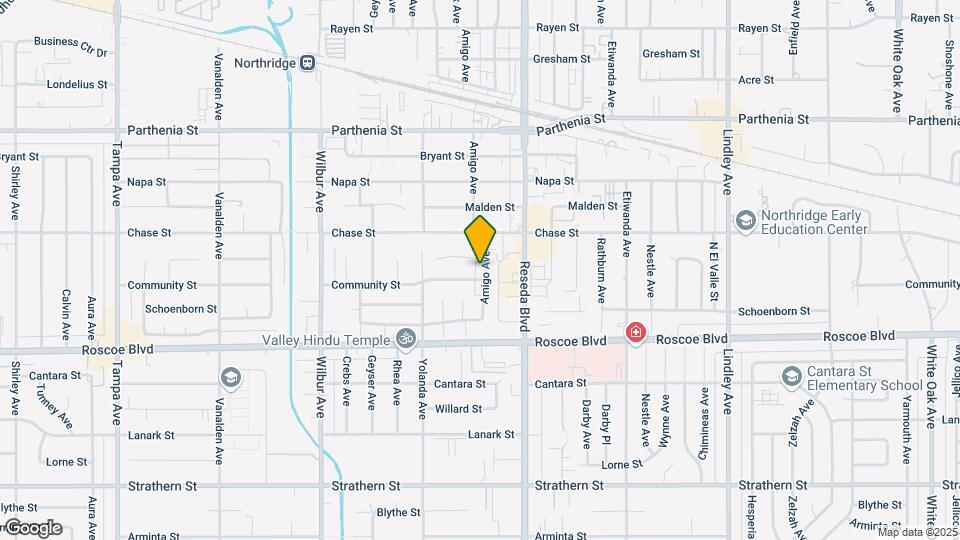 8415 Amigo Ave Mapa y Detalles de la Ubicación