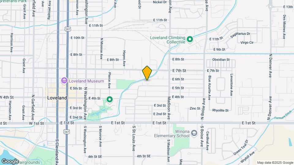 1143 E 5th St Map and Location Details