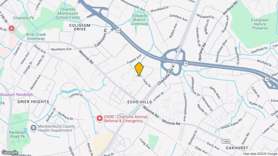 3214 June Dr Map and Location Details