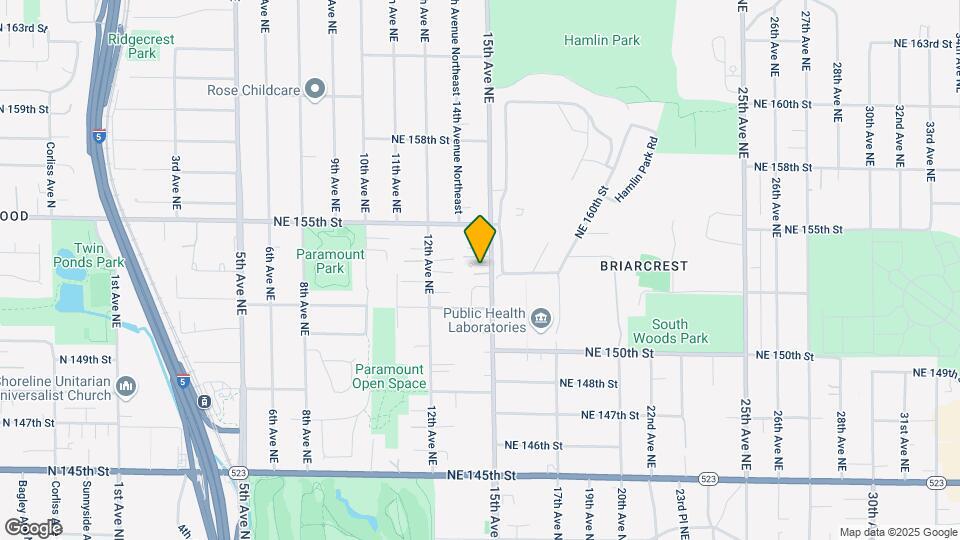 15313 15th Ave Mapa y Detalles de la Ubicación