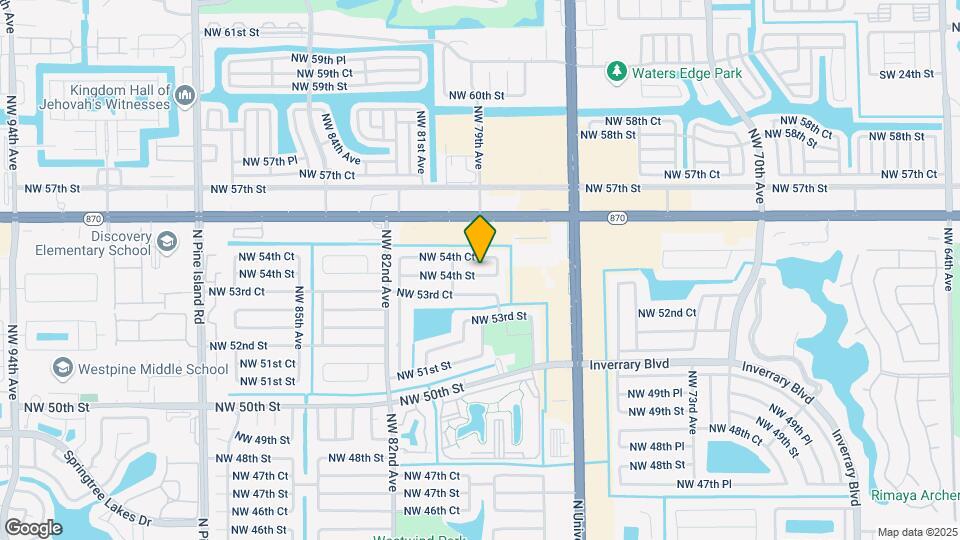 7841 NW 54th St, Unit B23 Map and Location Details