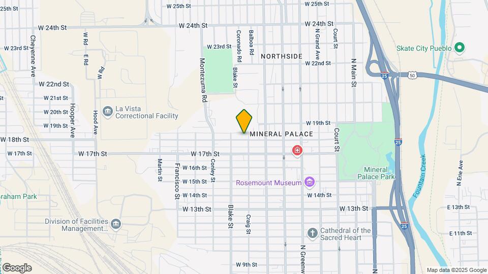 803 W 18th St Map and Location Details