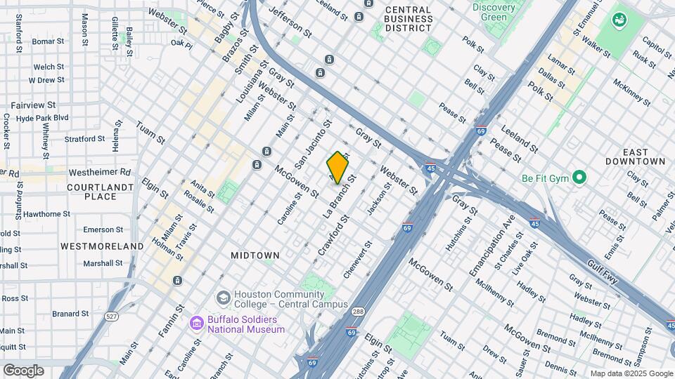 1421 Bremond St Map and Location Details