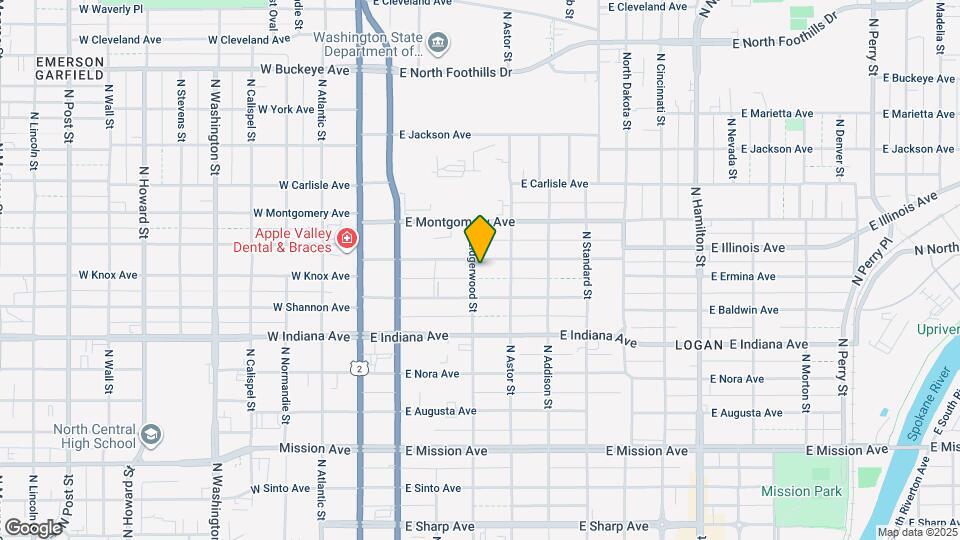 302 E Ermina Ave Map and Location Details