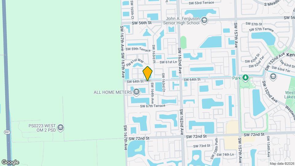 16421 SW 64th Ter Map and Location Details