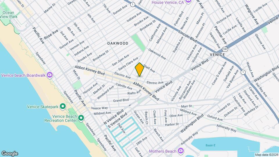 1510 Electric Ave Map and Location Details