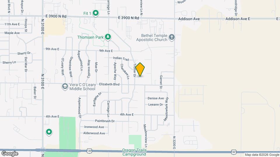 2786 Cochise Cir Map and Location Details