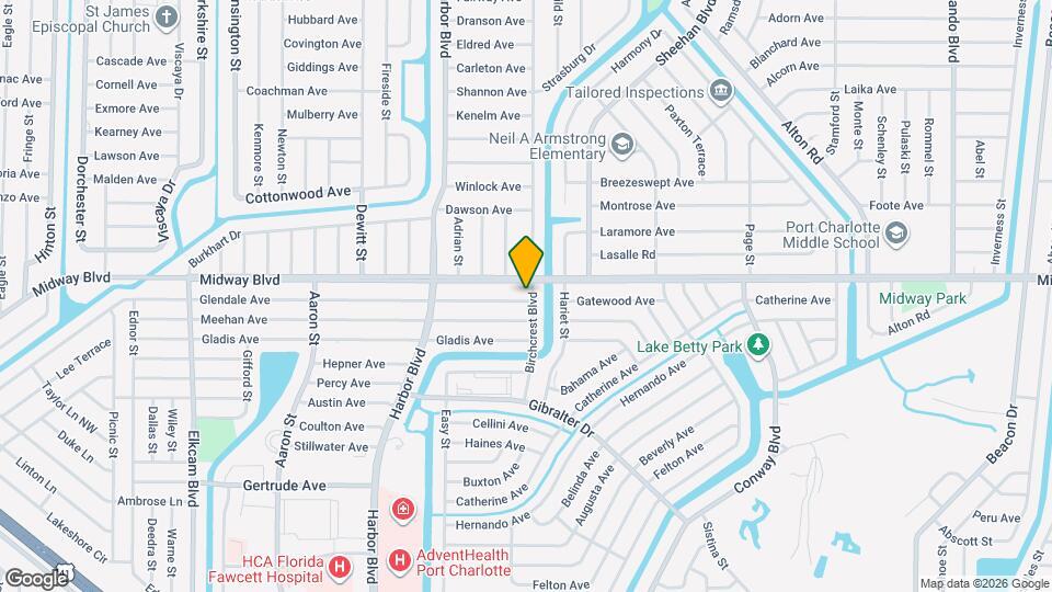 21530 Glendale Ave Map and Location Details