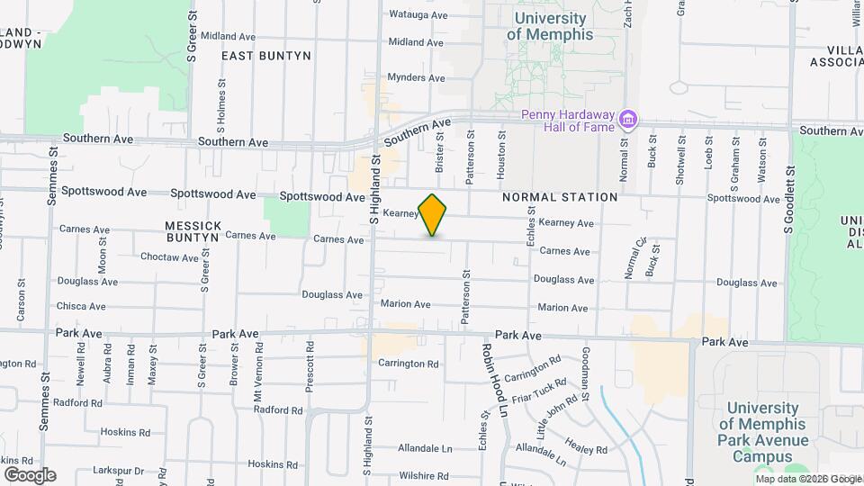 3579 Carnes Ave Map and Location Details