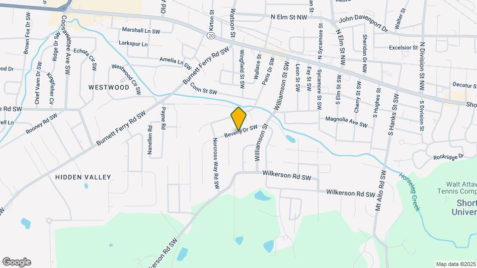 15 Beverly Dr SW Mapa y Detalles de la Ubicación