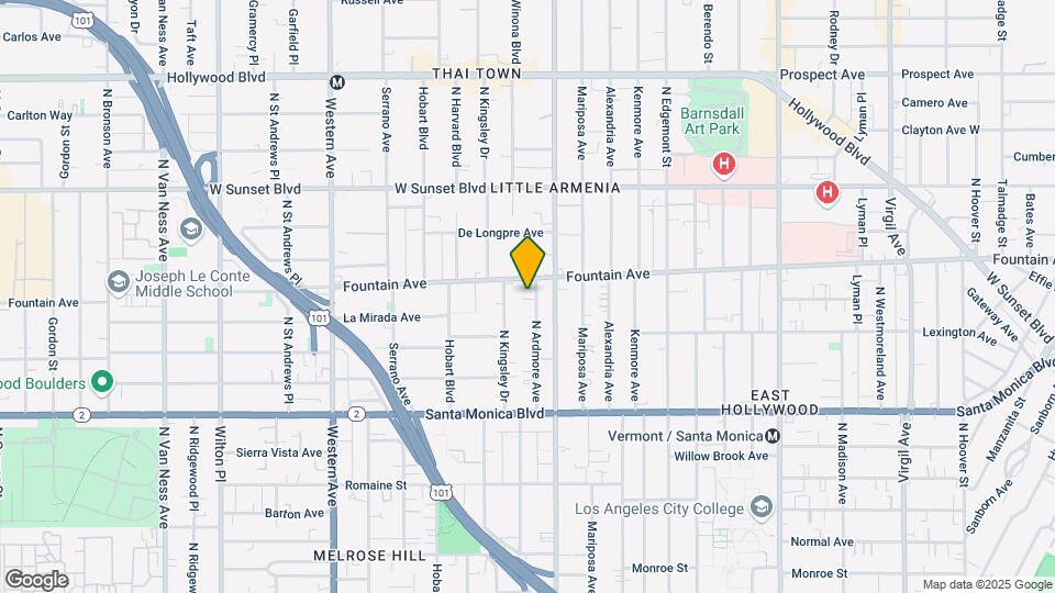 1269 N Ardmore Ave Mapa y Detalles de la Ubicación