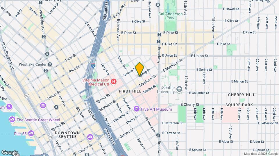 1223 Spring St Map and Location Details