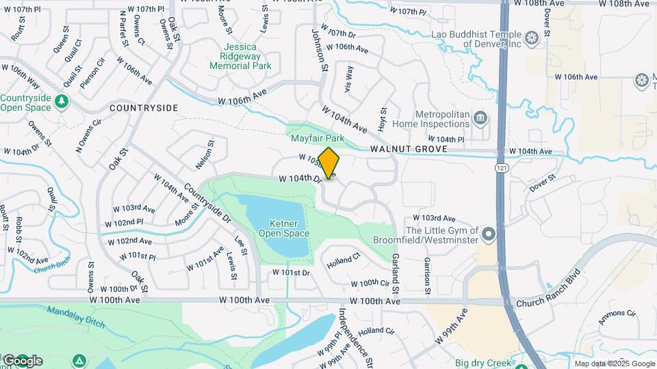 9741 W 104th Dr Map and Location Details