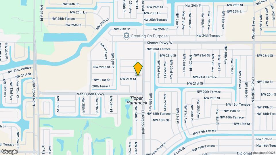 2101 NW 24th Pl Map and Location Details