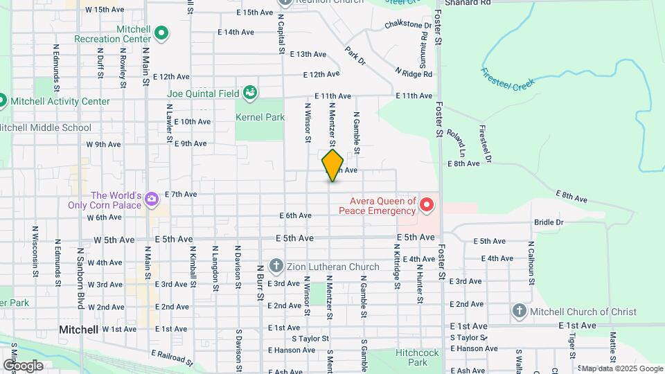900 E 7th Ave Map and Location Details