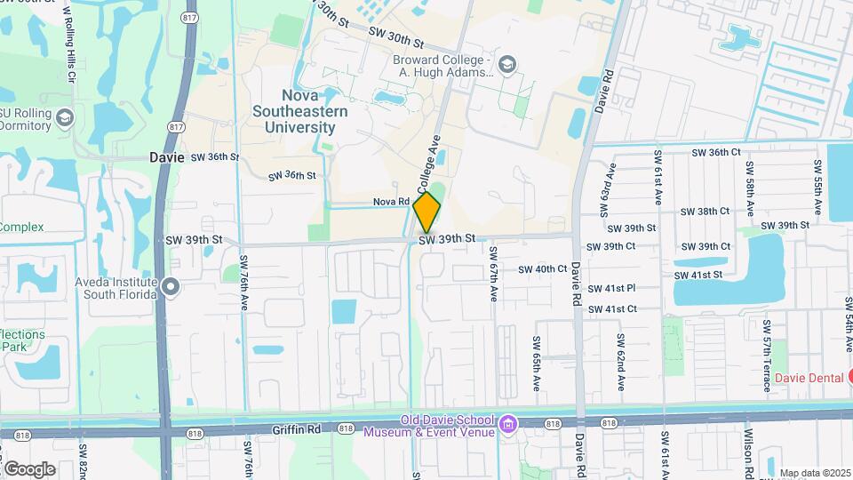 6928 SW 39th St Map and Location Details