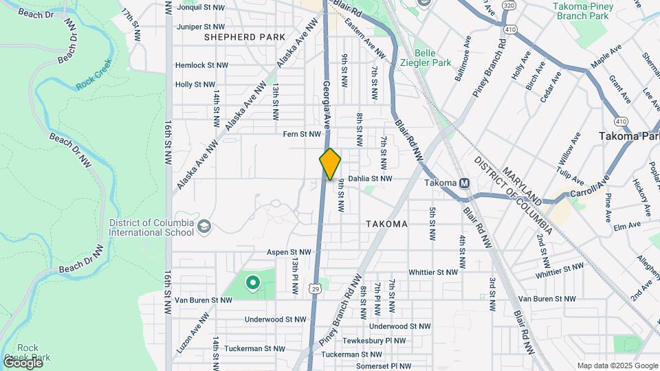 7019 Georgia Ave NW Map and Location Details