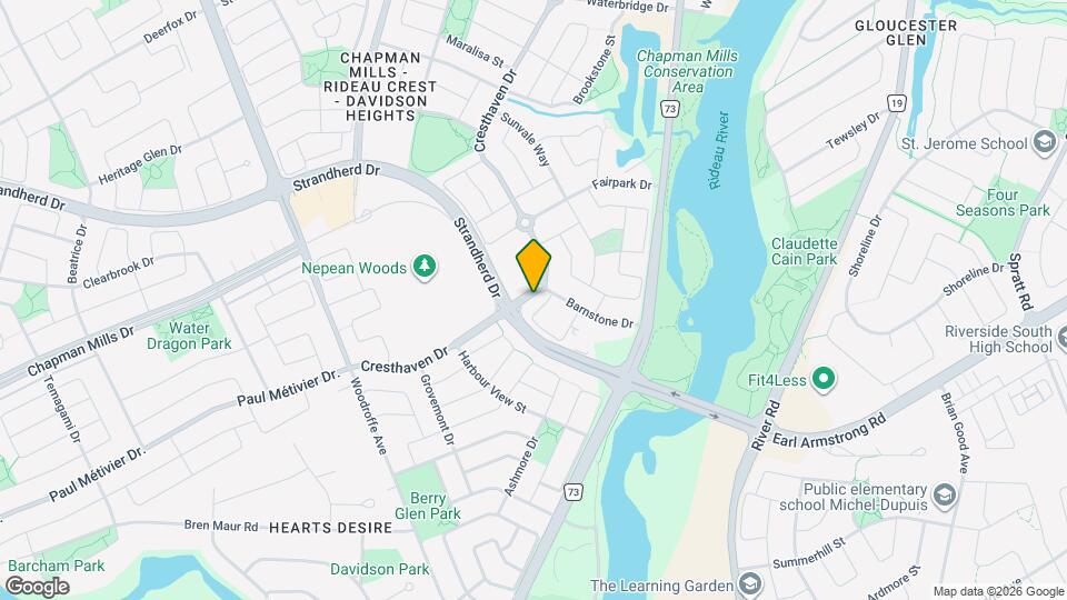 305 Cresthaven Dr Map and Location Details