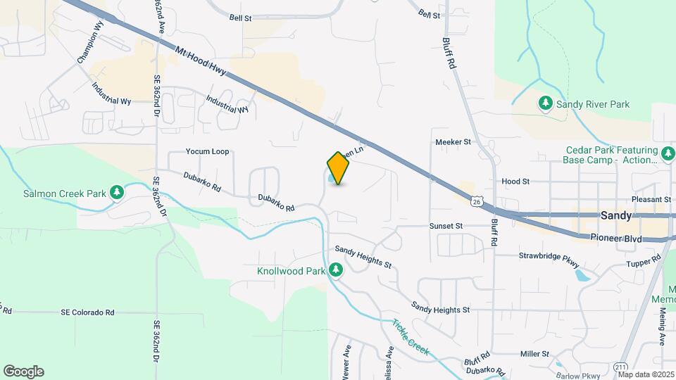 Foothills Apartment Living Map and Location Details