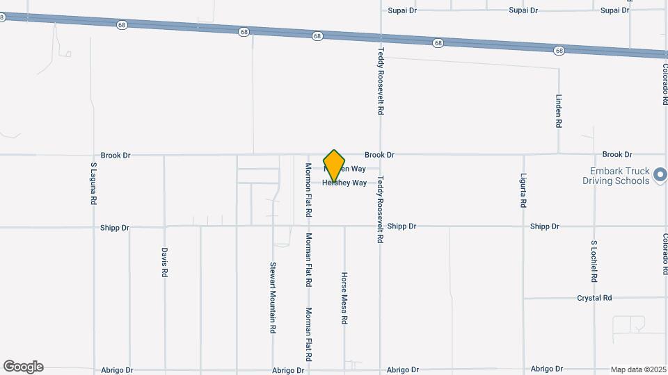6582 W Hershey Wy Map and Location Details