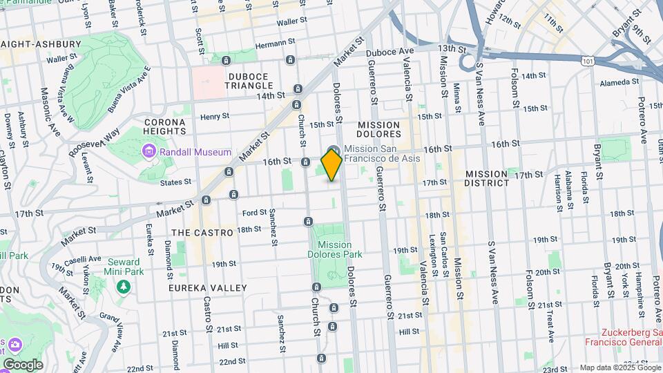 3630 17th St Map and Location Details