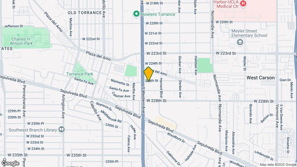 1650 W 226th St Map and Location Details