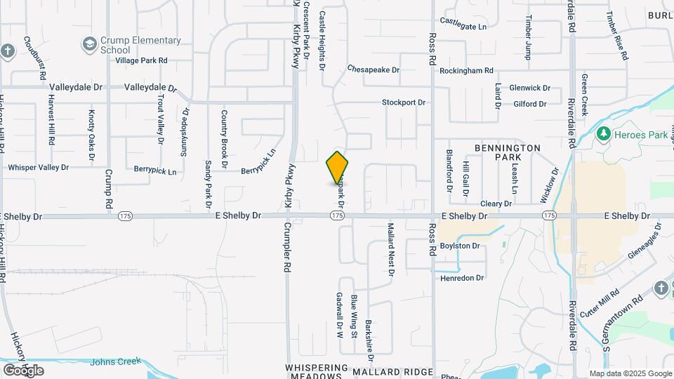 4645 Winterpark Dr Map and Location Details