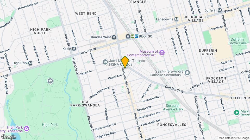 467 Roncesvalles Ave Map and Location Details