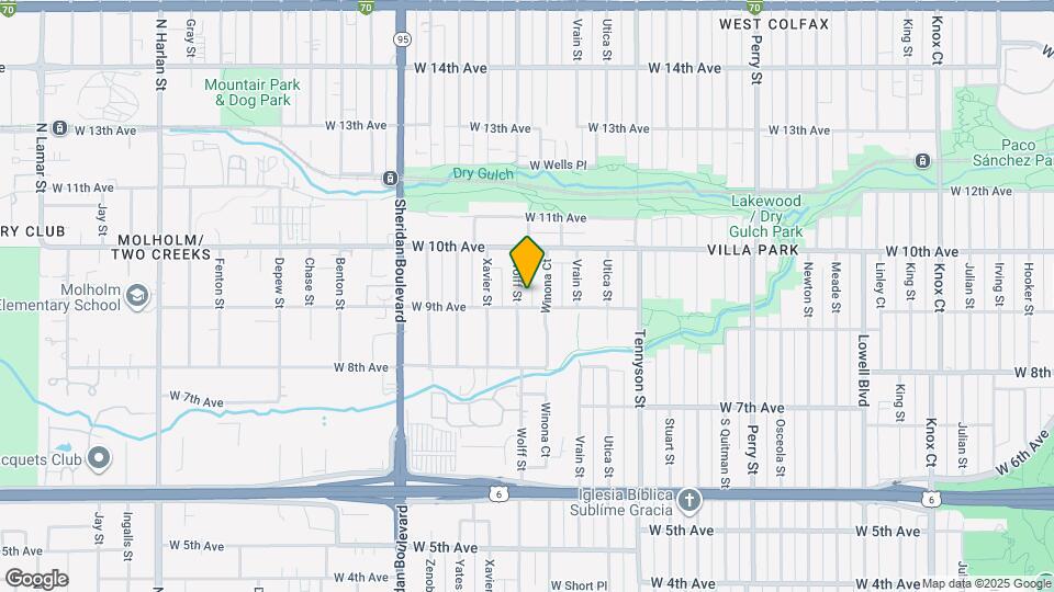 908 Wolff St Map and Location Details