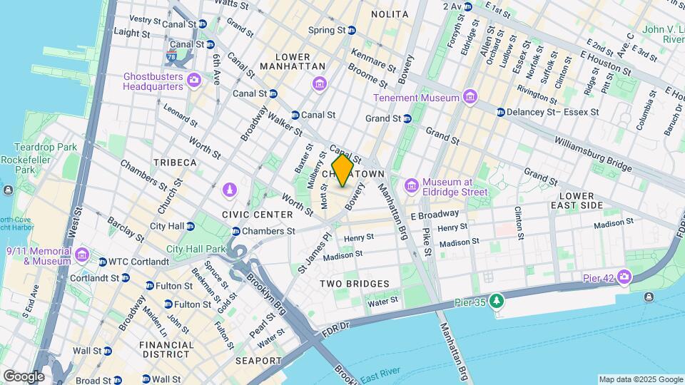 12-14 Pell St Mapa y Detalles de la Ubicación
