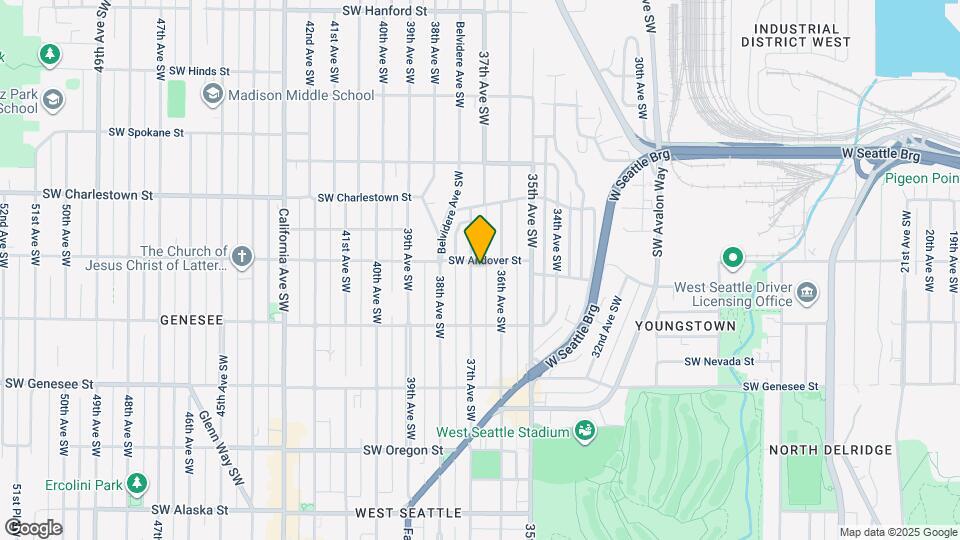 4008 37th Ave SW Map and Location Details