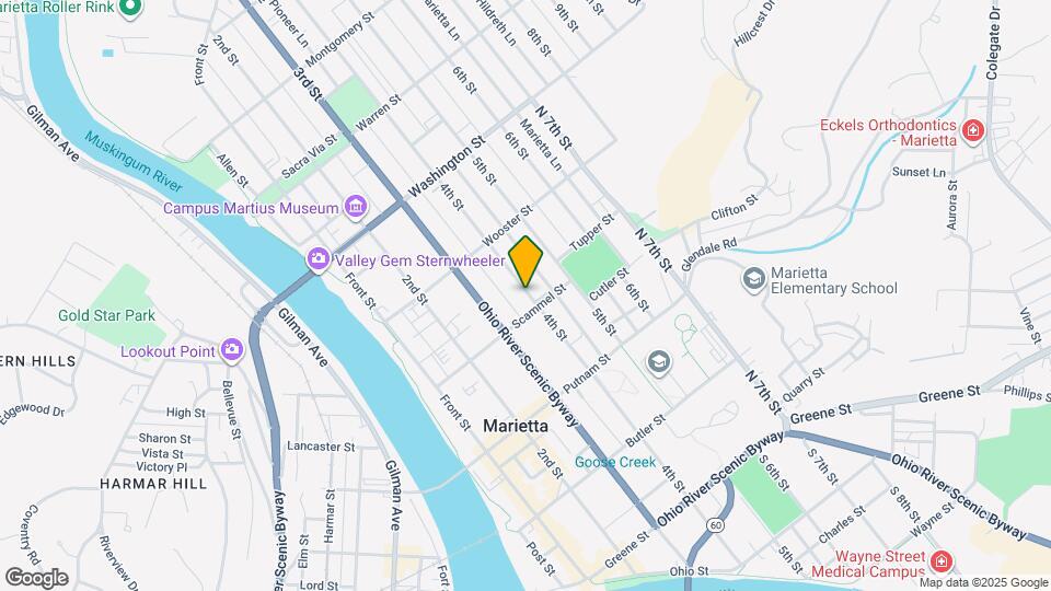 407 4th St Map and Location Details