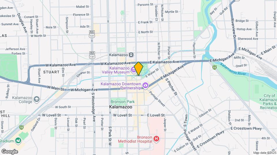 222 N Kalamazoo Mall Map and Location Details