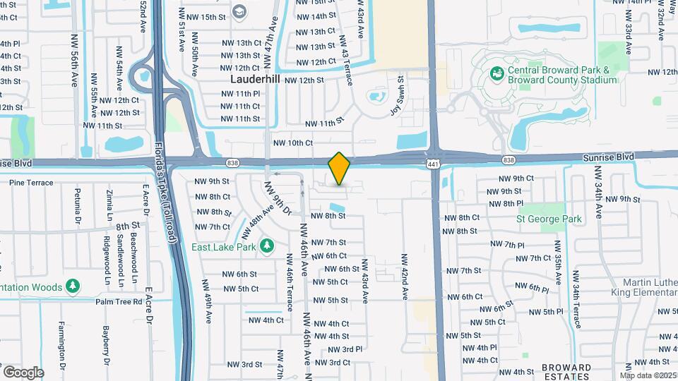 4385 NW 9th St. Map and Location Details