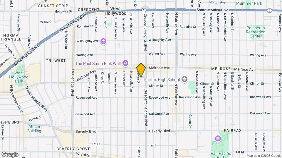 626 N Kilkea Dr Map and Location Details