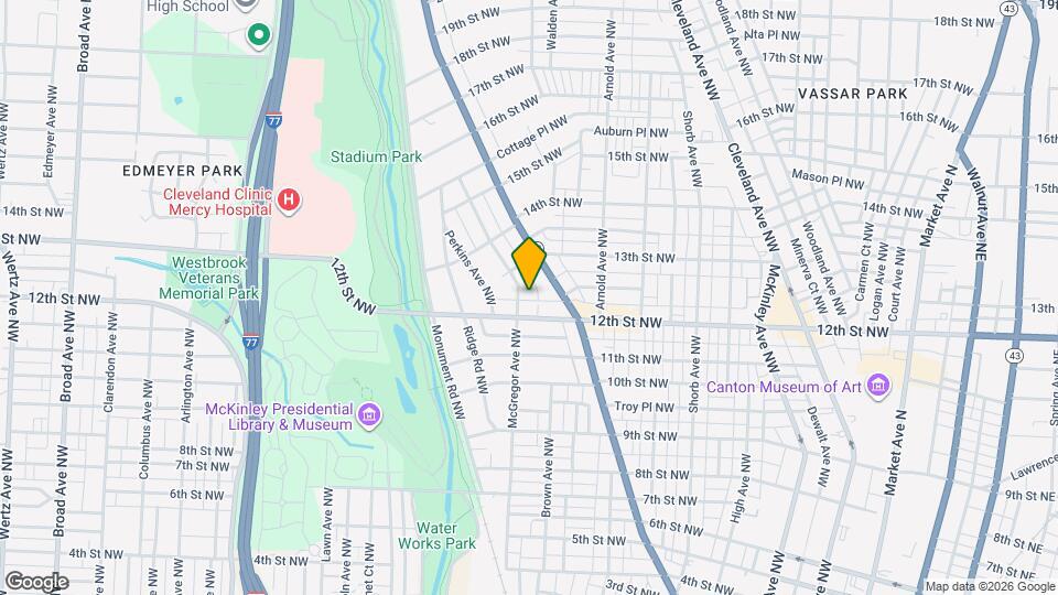 1339 Diana Pl NW Map and Location Details