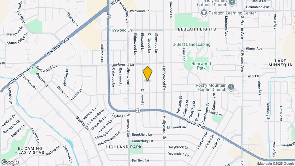 2123 Driftwood Ln Map and Location Details