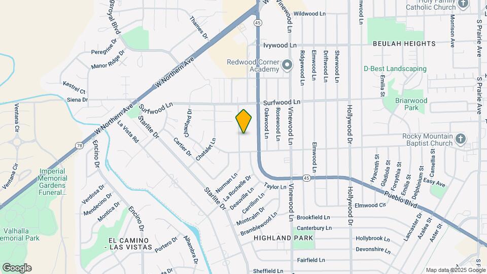 2126 Norman Ln Mapa y Detalles de la Ubicación