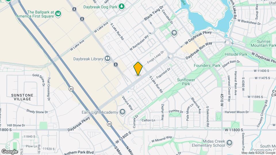 5028 W Daybreak Pkwy Map and Location Details