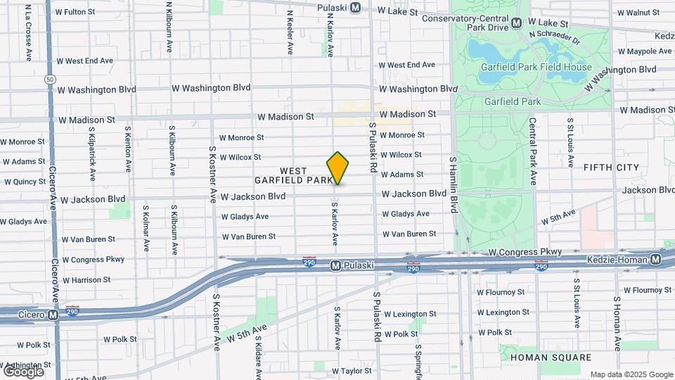 4058 W Jackson Blvd Map and Location Details