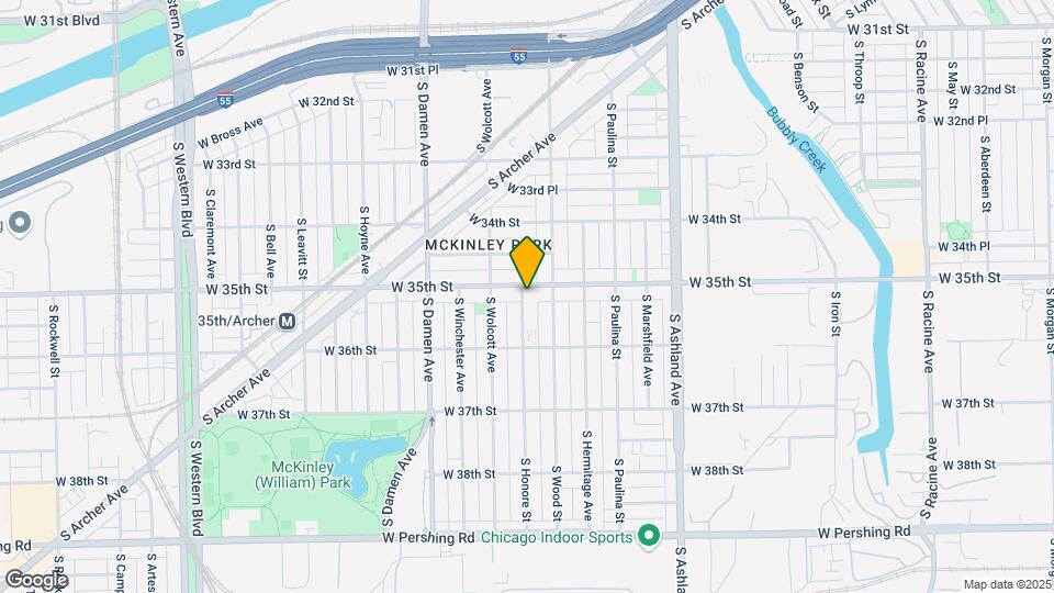 1815 W 35th St Mapa y Detalles de la Ubicación