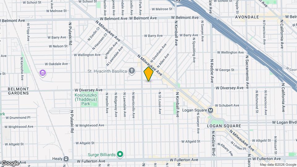 2818 N Drake Ave Map and Location Details